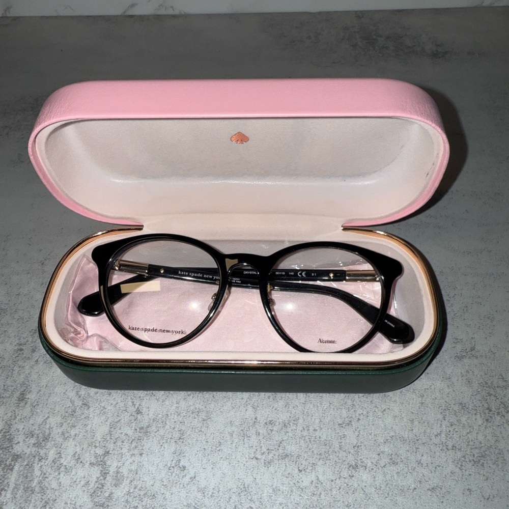 KATE SPADE DRYSTALEE/F-0807-50 Eyeglasses Eye Glasses 0807 BLACK Authentic NWT